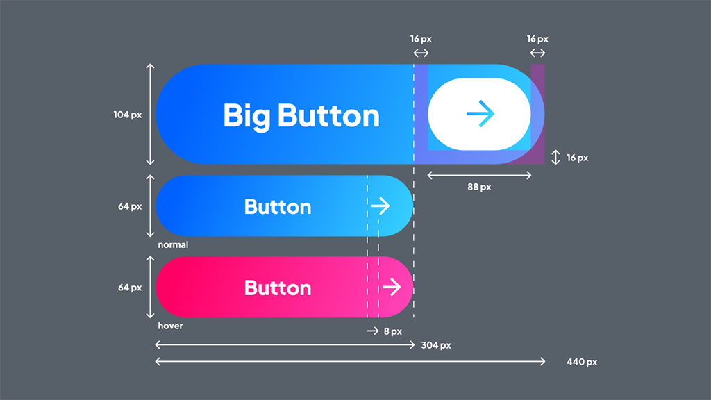 Button UI Design